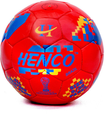 

HENCO BRAZIL Football - Size: (Pack of 3, White, Multicolor, Red