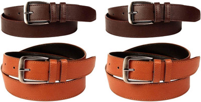 

Besto Men Casual Brown, Brown, Tan, Tan Artificial Leather Belt