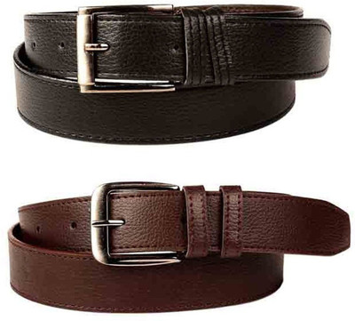

Besto Men Casual Black, Brown Artificial Leather Belt