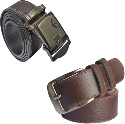 

LOOPA Men Formal Brown Synthetic Belt