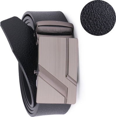 

Edifier Men Casual, Evening, Formal, Party Black Genuine Leather Belt, Black_01