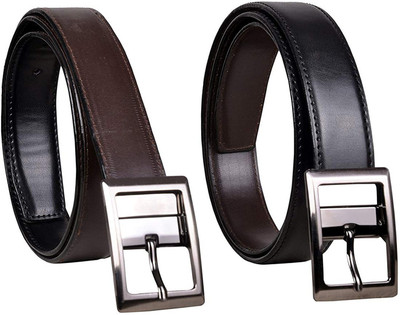 

Natali Traders Men Casual, Formal, Evening, Party Black, Brown Artificial Leather Reversible Belt