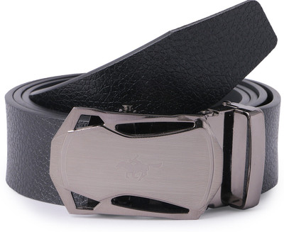 

Edifier Men Casual, Evening, Formal, Party Black Genuine Leather Belt, Black_02