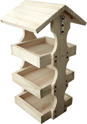 

Birdhousebuilder BF0034 Three Shelf Bird Feeder Bird House(Hanging, Free Standing)