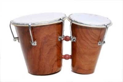 SG MUSICAL PieceBongo Drum(Brown) Wooden Bongo(6)