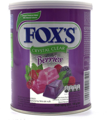 

Nestle Foxs Crystal Clear Berries flavoured Candy - 180g Berries Candy