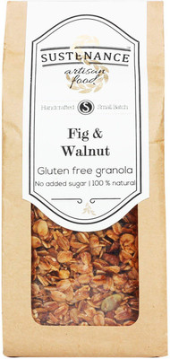 

Sustenance Fig Walnut Gluten Free Granola(300 g, Pouch)
