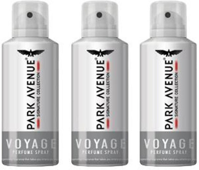 

Park Avenue VOYAGE Deodorant Spray - For Men(390 ml, Pack of 3)