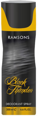 

RAMSONS BLACK THUNDER DEODRANT BODY SPRAY Deodorant Spray - For Men(200 ml)