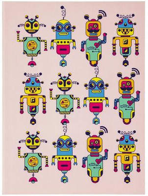 

Intelligent Idiots Regular Note Book(Robot Diary, Multicolor)