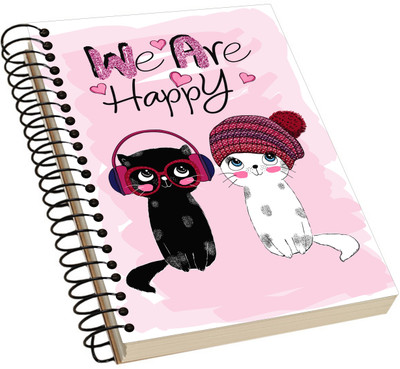 

Huggy Pandas A5 Notebook(Innovative Acrylic Notebook, Multicolor)