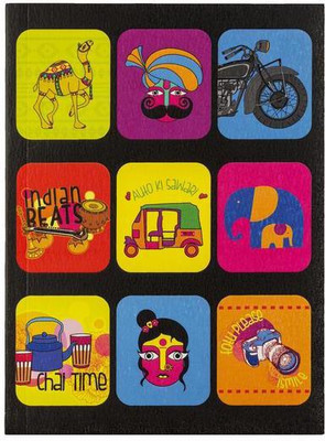 

Intelligent Idiots Regular Note Book(Indian Theme Diary, Multicolor)