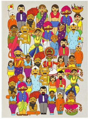 

Intelligent Idiots Regular Note Book(Faces Of India Diary, Multicolor)