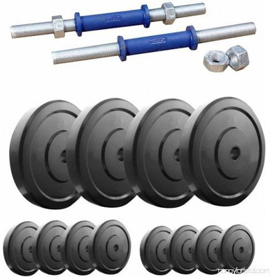 

RIGHTWAY FITNESS UNBREAKABLE ADJUSTABLE RUBBER DUMBBELL IN - BOX 2 KG 4 RUBBER PLATES + 1 KG 2 PLATES + 2 DUMBBELL ROD Adjustable Dumbbell(10 kg)