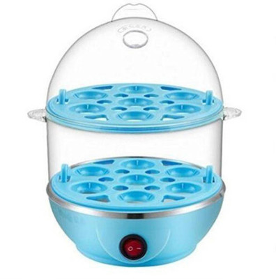 

Lemish Multifunction 2 Layer Electric egg Cooker Egg Boilers & Steamer-Blue Color LM20 Egg Cooker(14 Eggs)