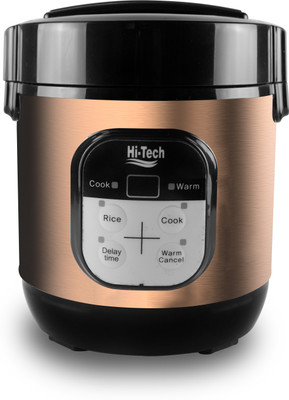 

Hi-Tech 0104 Electric Rice Cooker(1 L, Copper, Black), Black;copper