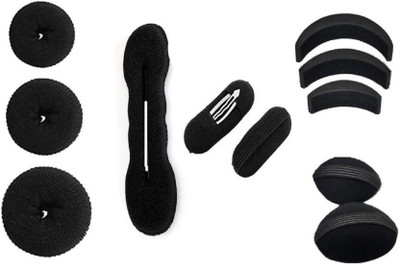 

Jampak Hair Accessories Combo Pack Of 11 Pcs Hair Accessory Set(Black)