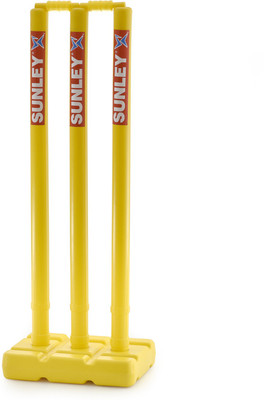 

SUNLEY Plastic cricket Stump Set(Yellow)