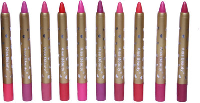 

Kiss Beauty Kiss Proof Crayon Matte Lipstick(Multi, 3.2 g)
