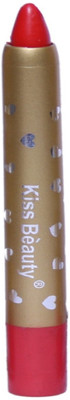 

Kiss Beauty Kiss Proof Crayon Matte Lipstick(Real Red, 3.2 g)