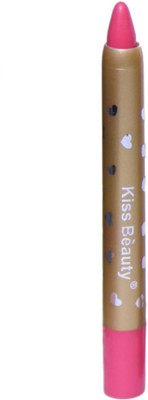 

Kiss Beauty Kiss Proof Crayon Matte Lipstick(Fusica Pink, 3.2 g)