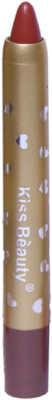

Kiss Beauty Kiss Proof Crayon Matte Lipstick(Brown, 3.2 g)