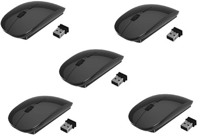 

XBOLT Sets Of 5 HIGHT QUALITY 2.4Ghz Wireless Mouse Wireless Laser Gaming Mouse(2.4GHz Wireless, Black)