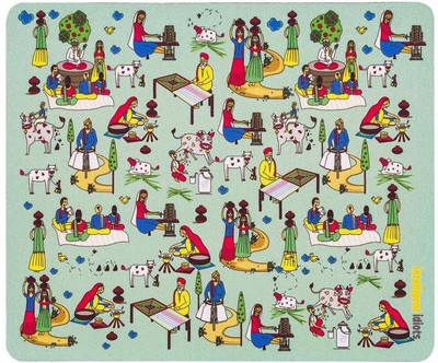 

Intelligent Idiots Village Theme Print Mousepad(Multicolor)