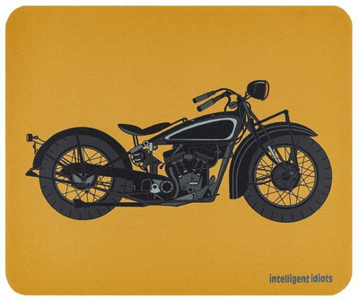 

Intelligent Idiots bike Mousepad(Multicolor)