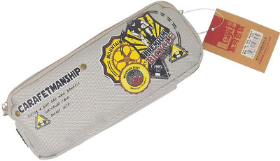 

Parteet pouch Pencil pouch Art Polyester Pencil Box(Set of 1, Silver)