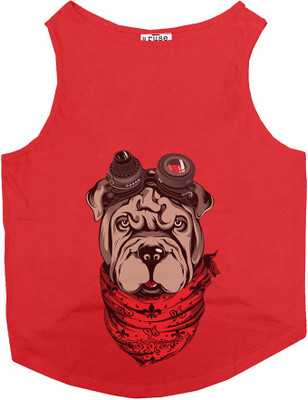 

Ruse Tank for Dog(Poppy Red