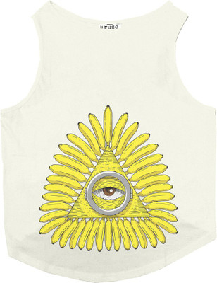 

Ruse Tank for Dog(Ecru, White