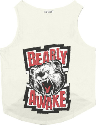 

Ruse Tank for Dog(Ecru, White