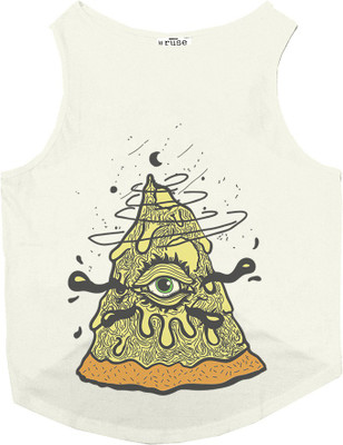 

Ruse Tank for Dog(Ecru, White
