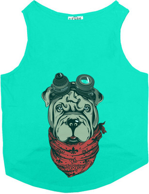 

Ruse Tank for Dog(Aqua Green
