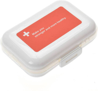

Lemish 28 8 Compartment Pill Box(White)