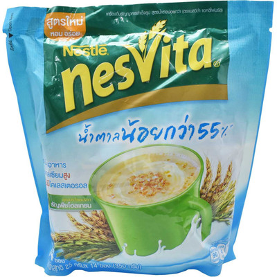 

Nestle Nesvita Instant Cereal Beverage Lower Sugar Formula - 350g (14x25g) 350 g