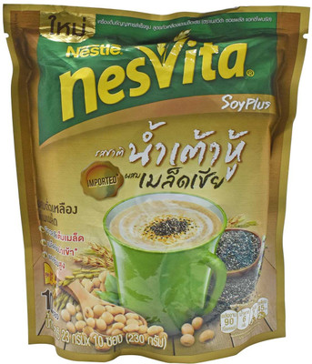 

Nestle Nesvita Instant Cereal Beverage Soy & Chia Seed Formula - 230g (10x23g) 230 g