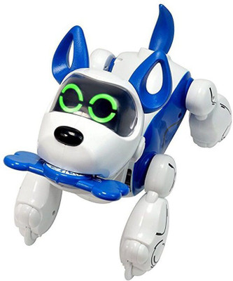 

Silverlit Pupbo- A lifelike smart robot voice controlled puppy(Blue)