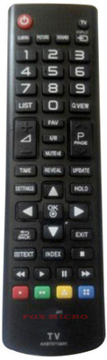 FOX MICRO Universal All LED/LCD/PLASMA TV Remote Compatible with All TV LG TV Remote Controller(Black)