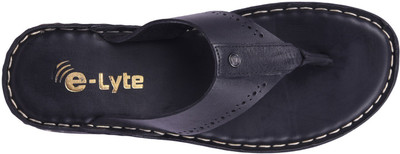 

E-lyte Men Black Flats