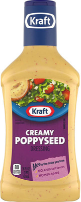 

Kraft Creamy Poppy Seed Dressing and Dip - 473ml (16ml) Sauces(473 ml)