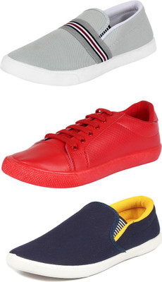 

Trenqs Casuals For Men(Multicolor, Grey
