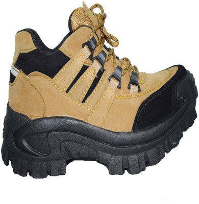 

DODGE Men's Trekking & Hiking Outdoor Boots (Beige) Boots For Men(Beige
