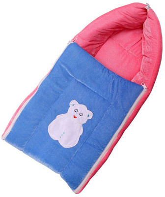 

LooMantha Pink Blue Velvet Sleeping bag 1.9 Sleeping Bag(Pink, Blue, Blue;pink
