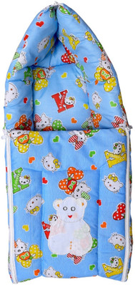 

LooMantha Orange Cotton Baby Sleeping bag 1.1 Sleeping Bag(Orange, Blue