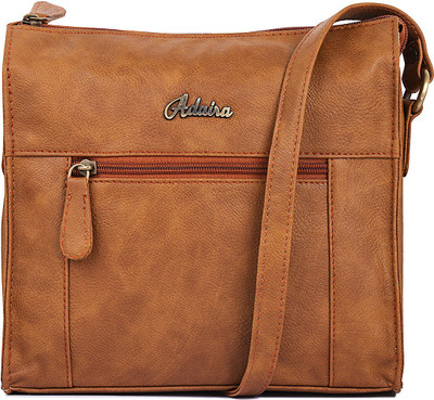 

ADAIRA Girls Casual Brown PU Sling Bag
