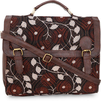 

Vivinkaa Women Casual Brown Cotton Satchel
