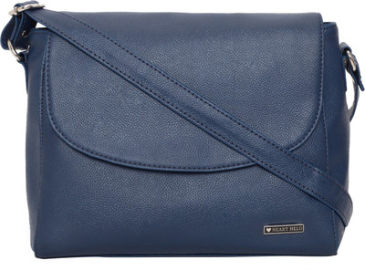 

heart held Girls Casual Blue PU Sling Bag