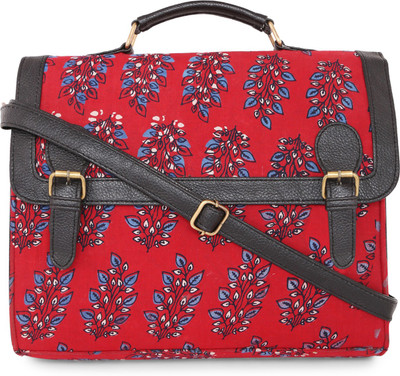

Vivinkaa Women Casual Red Cotton Satchel
